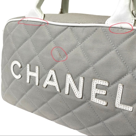 Chanel Sports Gray Quilted Mini Handbag - Picture 3 of 13